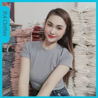 Áo phông nữ vải tăm lạnh siêu đẹp