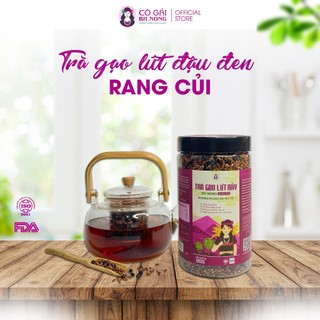 Trà gạo lứt rẫy cô gái bh.nong hộp 500g