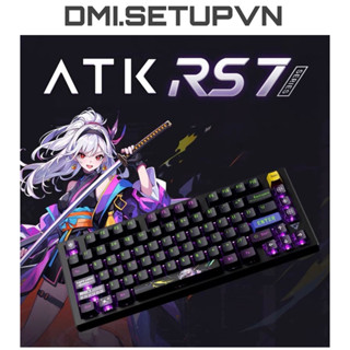 Bàn Phím ATK RS7  RGB Gaming Rapid Trigger - Gateron Magnetic Jade Switch  - Quick Trigger 8K