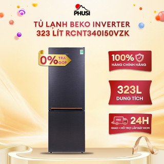 Rcnt340i50vzk - tủ lạnh beko inverter 323 lít rcnt340i50vzk