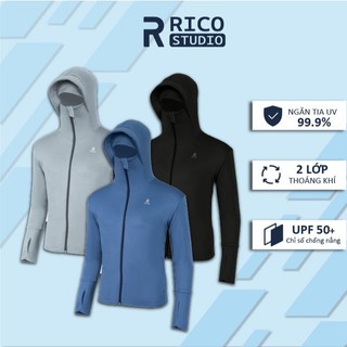  Áo chống nắng 2 lớp che trán RICO chống tia UV nam nữ M22