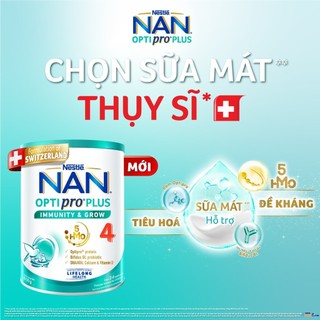 Sữa bột nestle nan optipro plus 5hmo số 4 – hộp 800g.