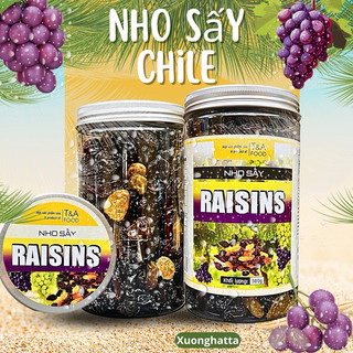 🇺🇸 nho sấy chi lê 500gr loại 1 túi zíp cao cấp nho sây size to nhất ngon thơm - chợ hạt t&a