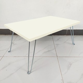 Bàn Ngồi Bệt Gấp Gọn Mini Bàn Xếp Sinh Viên Ngồi Học Trên Giường 60x40cm Chân Sắt nhỏ