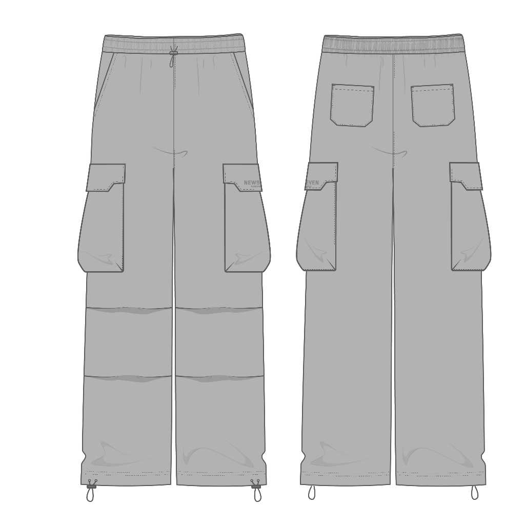 Quần Gió NEWSEVEN Cargo Wind Pants QD.320