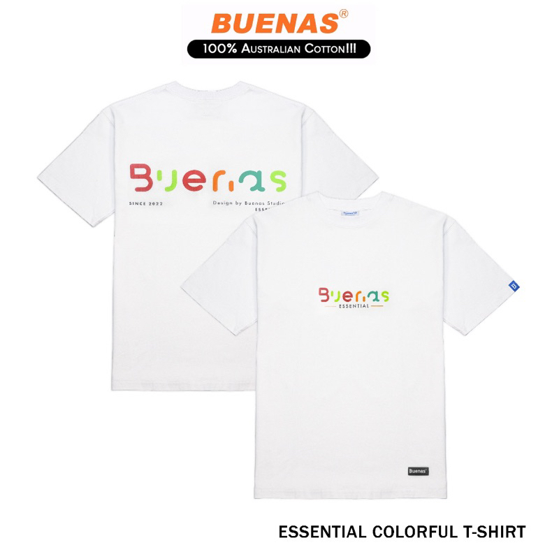 Áo thun local brand tay lỡ form oversize unisex cho nam nữ BUENAS - ESS21