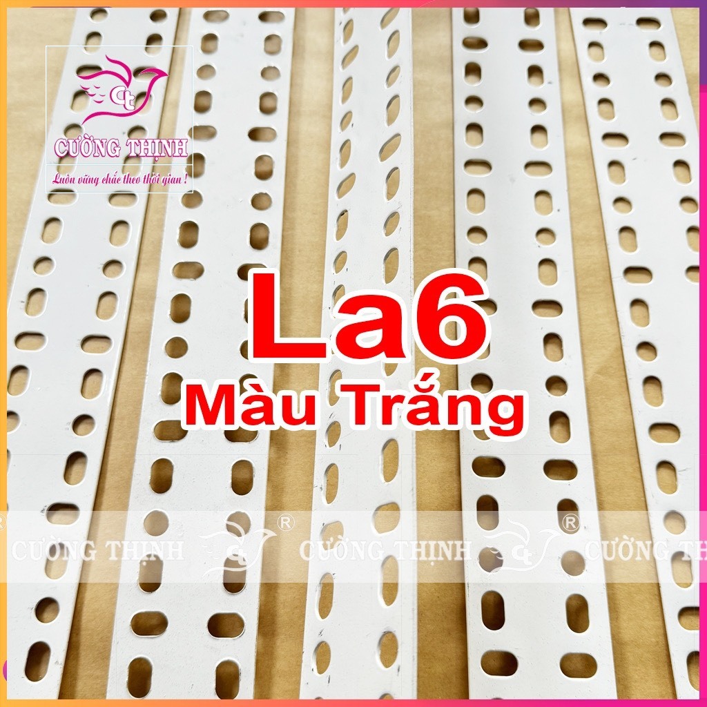 Thanh La, sắt La6 dày 1.6ly dài 50-60-80-100cm lắp đặt kệ sắt, kệ V lỗ...