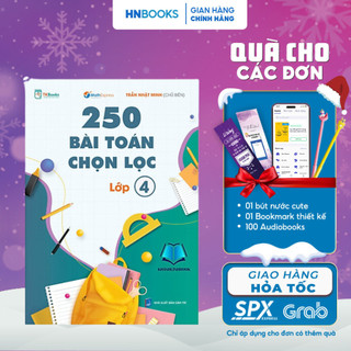 Sách - 250 bài toán chọn lọc lớp 4
