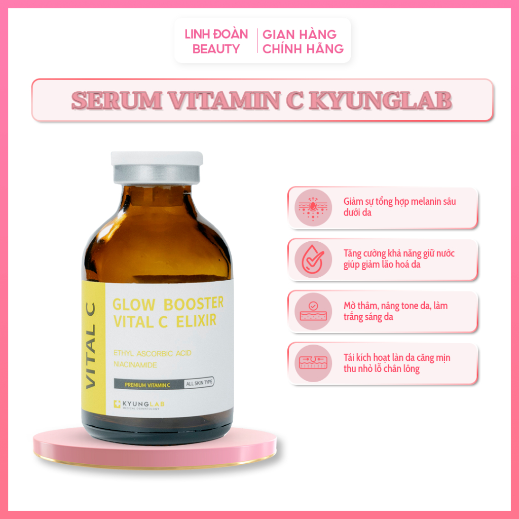Serum Vitamin C KyungLab - Serum Phục Hồi Da  Mờ Thâm Sáng Da,Chống Oxy Hóa