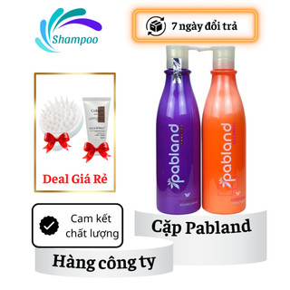 Cặp dầu gội PABLAND phục hồi mềm mượt dầu gội collagen giảm rụng tóc 750ml
