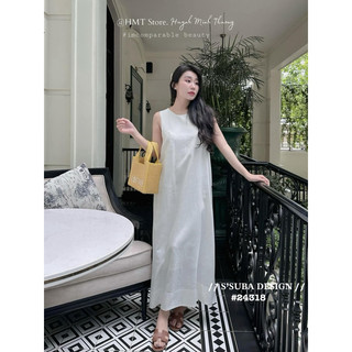 Váy Maxi LINEN Xoắn Lưng (Ảnh Cận chất)