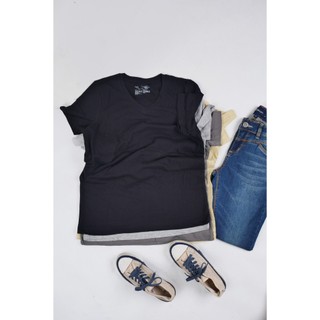 Áo thun cotton cổ tim Muj1