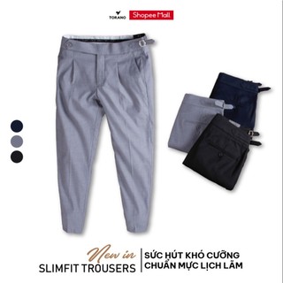 Quần âu slim-fit điều chỉnh cạp trơn thương hiệu TORANO - DABT905