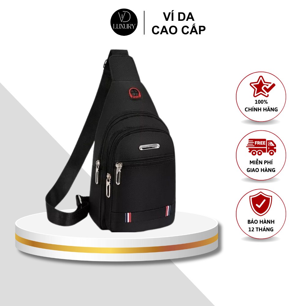 Túi đeo chéo nam Hàn Quốc vải canvas 1899 [VD Luxury_Ví Da Cao Cấp]
