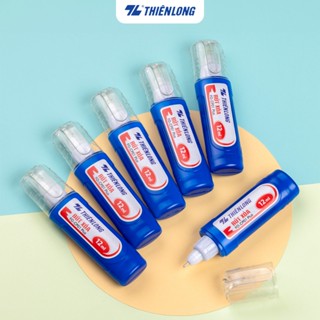 Bút xóa FlexOffice FOCP01 PLUS, dạng nước 12ml, che phủ tốt nét chữ cần xóa, giúp cho chữ viết rõ ràng, không bị lem