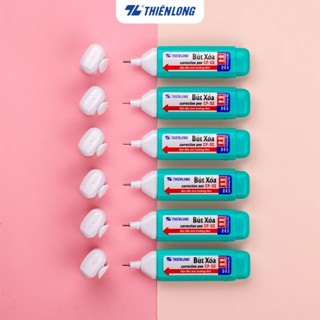 Bút xóa Thiên Long CP-02 dung tích 12ml, công nghệ vượt trội giúp mực xóa nhanh khô, che phủ tốt, không độc hại, an toàn