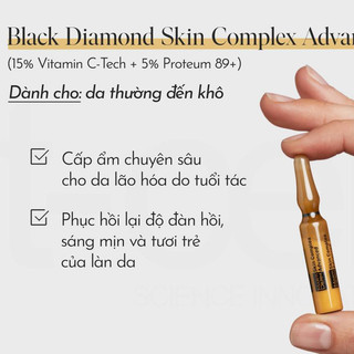 Set 5 Ống MacTiDom Black Diamond - Tinh chất trẻ hoá da