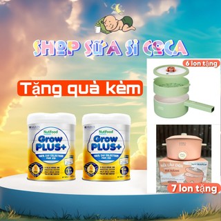  Combo 6 lon Nutifood Growplus Vàng 0+1+ 800gr date 2026 mã Qr tích điểm đổi quà