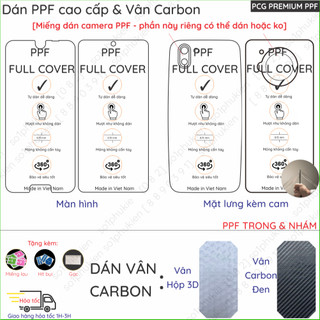 Dán PPF & Vân Carbon Sharp R7, Aquos R7 R7s, Sharp R2 cho màn hình,mặt lưng loại trong, nhám chuẩn xịn
