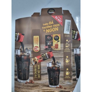 [5 gói] Nước Cốt Cà Phê Đen Đá - Nescafe HSD  T10/2024