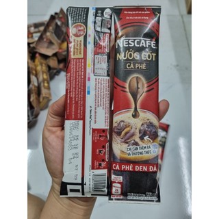 [5 gói] Nước Cốt Cà Phê Đen Đá - Nescafe HSD  T10/2024