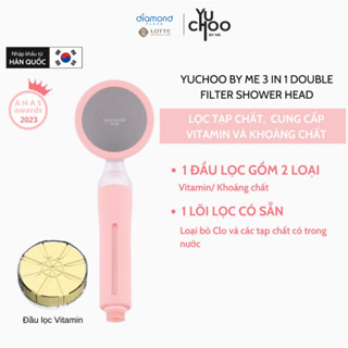  Bộ Vòi Sen Lọc Tạp Chất Khử Clo Sạch Nước An Toàn Cho Da Bé Yuchoo By Me 3 In 1 Double Filter Shower Head 