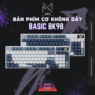 Bàn phím cơ không dây HOTSWAP BK98 RGB CÓ MÀN HÌNH LCD