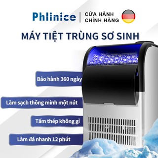 Máy làm đá viên công suất 80Kg/ngày- Bảo hành 1 năm tích hợp bộ lọc- chuyên dụng cho các nhà hàng quán cafe trà sữa