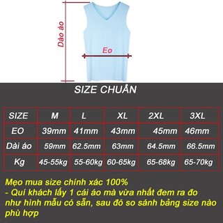 Combo 3 áo thun ba lỗ thun lụa siêu mát - siêu mỏng -  AT023