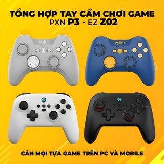 Tay Cầm Chơi Game Không Dây PXN 9613 Ver 2, EZ Z02 Có Rung, Hỗ Trợ PC Và Điện Thoại Android (Có Usb)