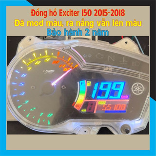 Đồng hồ Exciter 150 2015 đến 2018 Mod màu đã fix chống cháy
