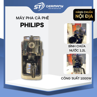 Máy Pha Cà Phê Philips HD7769/00 Nội Địa Đức, Máy Pha Cafe Tích Hợp Máy Xay GST Electronic 630029
