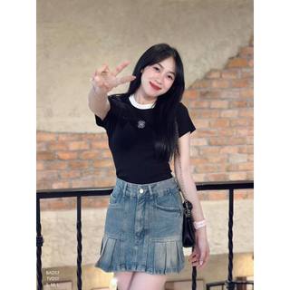Áo thun babytee phối cổ CHIBEST BAD57