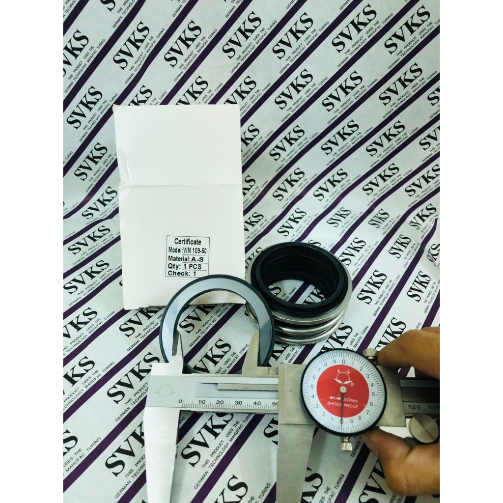 PHỐT BƠM NƯỚC 109 mã 50 Mechanical seal MG1, phớt máy bơm MG1 109-50 mặt hợp kim phốt bơm lùn