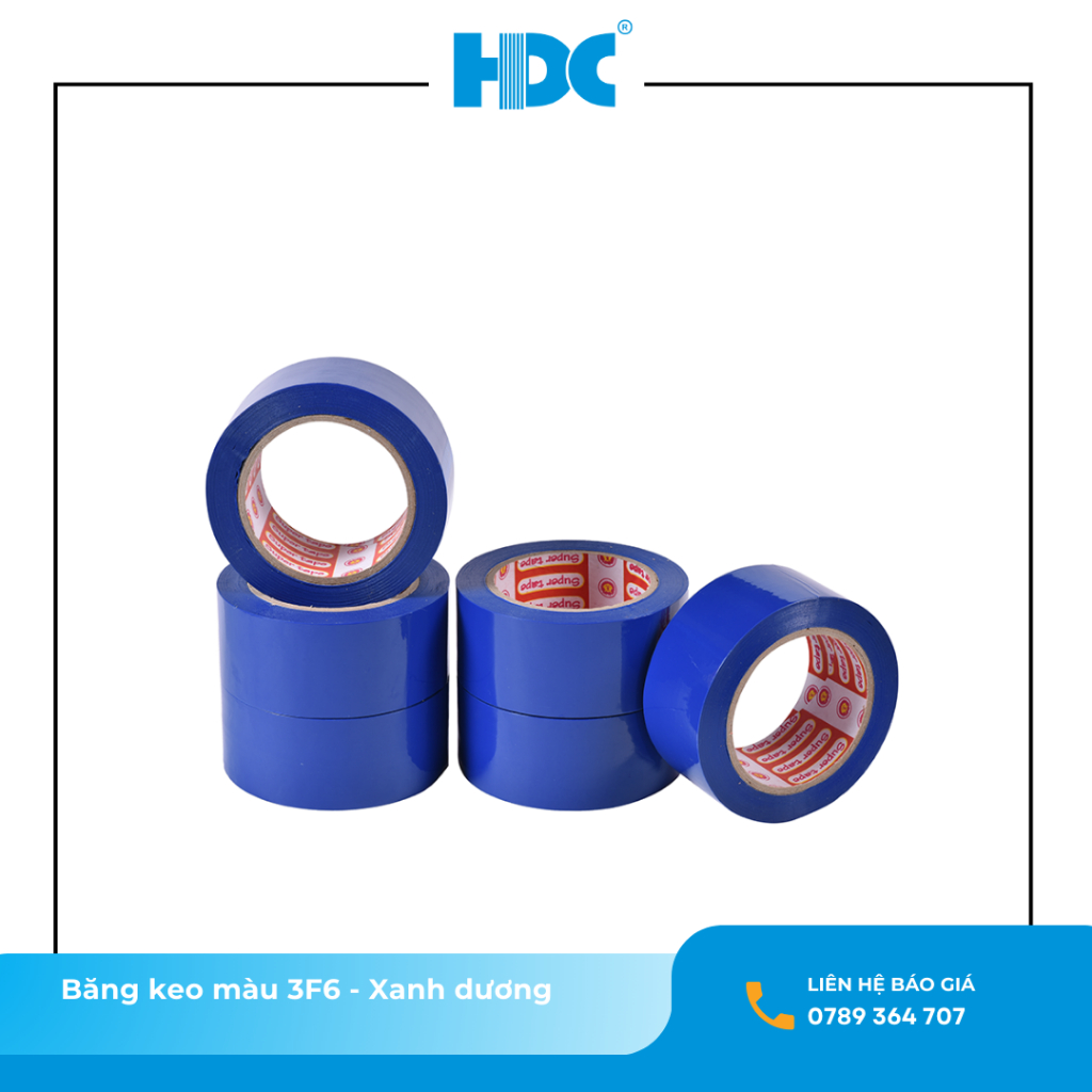 Băng keo màu 4F8 dán thùng hàng