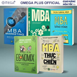 Bộ Sách: MBA Cơ Bản +MBA Thực Chiến +MBA Marketing (1980 Books) +Economix +MBA Bằng Hình (Nhã Nam) - Lẻ/Combo