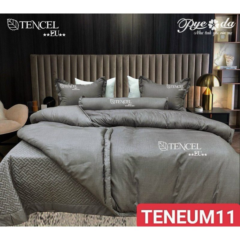 [Hàng Công Nhập Khẩu] Set Lụa 5 Món Ép Chân Không Đầy Đủ Màu Sắc Tencel Alyda