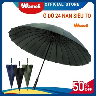 Ô dù che mưa siêu to wameli loại to 24 nan, dù che mưa, dù đi mưa siêu to, cứng, chống tia UV