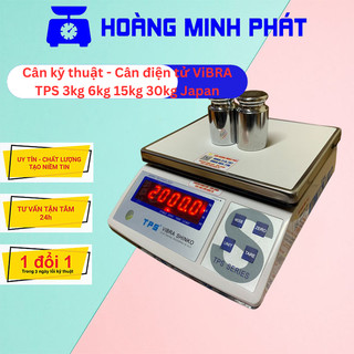 Cân điện tử 3kg 6kg 15kg 30kg_VIBRA TPS (Cân Cấp Cao JAPAN)[ Hàng Cao Cấp ]