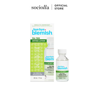 Lotion Chấm Mụn Tràm Trà Giảm Mụn Nhanh Sau 1 Đêm Dành Cho Mụn Sưng Viêm Bye Bye Blemish Tea Tree Drying Lotion 30ml