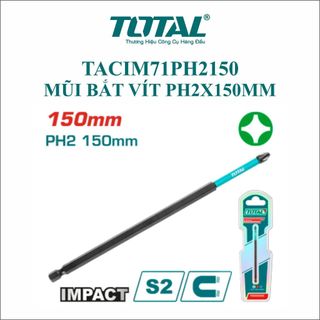 Mũi bắt vít PH2x150mm TOTAL TACIM71PH2150 (Đồ nghề chính hãng)