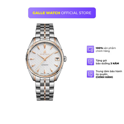 Đồng hồ cơ nam Ernest Borel N0440G0A-MN2N mặt kính Sapphire, chống nước 3 ATM, dây thép đeo tay không gỉ, chính hãng