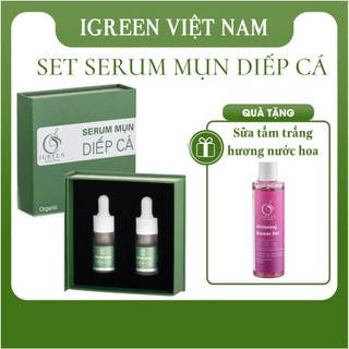 [Tặng Sữa tắm 199k] SERUM MỤN DIẾP CÁ IGREEN – GIẢM MỤN, GIẢM THÂM, SE KHÍT LỖ CHÂN LÔNG, CẤP ẨM