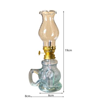 ĐÈN DẦU A2 TRẮNG CAO 20CM