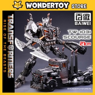 Mô hình baiwei scourge tw-1031 transformers rise of the beasts rotb robot biến hình tw1031