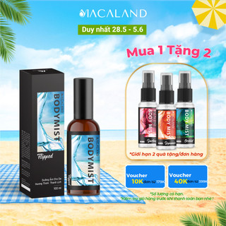 Body Mist xịt thơm body MACALAND 20ml/100ml hương FLIPPED cho nam dưỡng ẩm cho da, lưu hương lâu