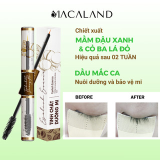 Tinh chất dưỡng mi dài cong chỉ sau 2 TUẦN 5ml/10ml MACALAND từ Mầm Đậu Xanh, Dầu Mắc Ca, Cỏ Ba Lá Đỏ