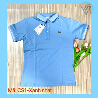 ÁO POLO NAM CÁ SẤU THIẾT KẾ CỔ BẺ SANG TRỌNG CÓ LOGO THÊU CÁ SẤU LA.COS.TES