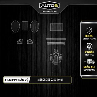 MERCEDES C200 2019-2021: Phim PPF dán chống xước nội thất ô tô - AUTO6 <chống xước, che phủ các vết xước cũ >