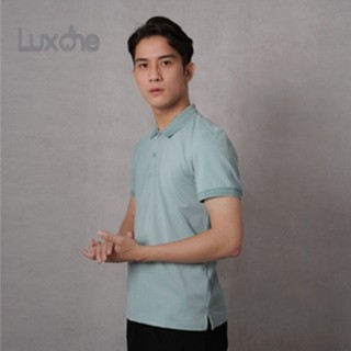 Áo polo cổ trụ nam Lux One cao cấp, kiểu dệt mắt chim, nhiều màu sắc